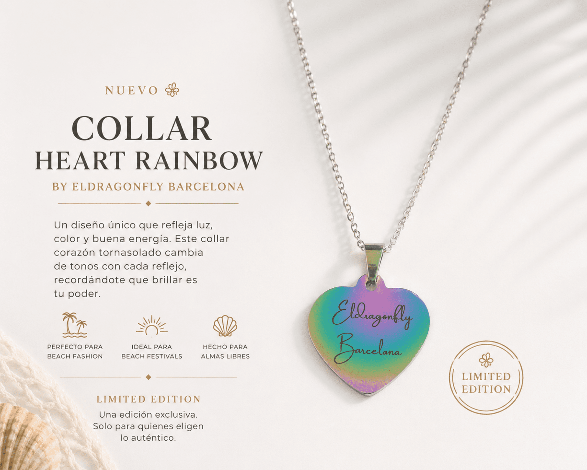 Collar Corazón Festivalero – Brilla Libre - 4