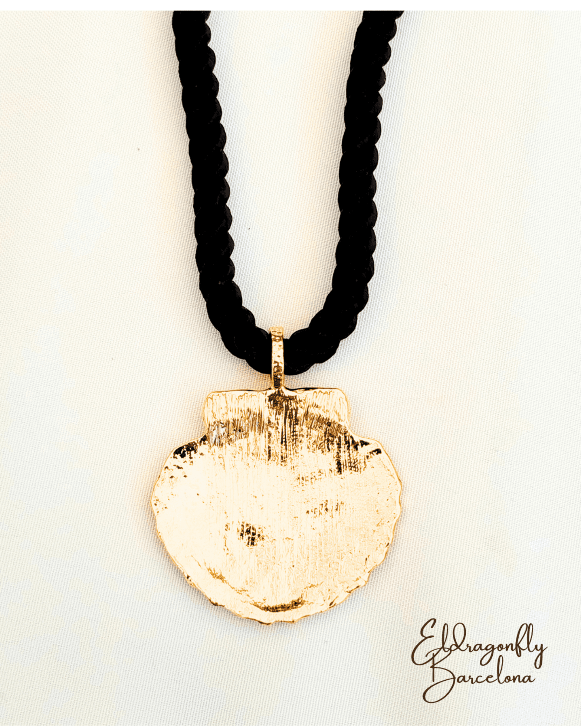 Collar playero de conchas en acero inoxidable - 4
