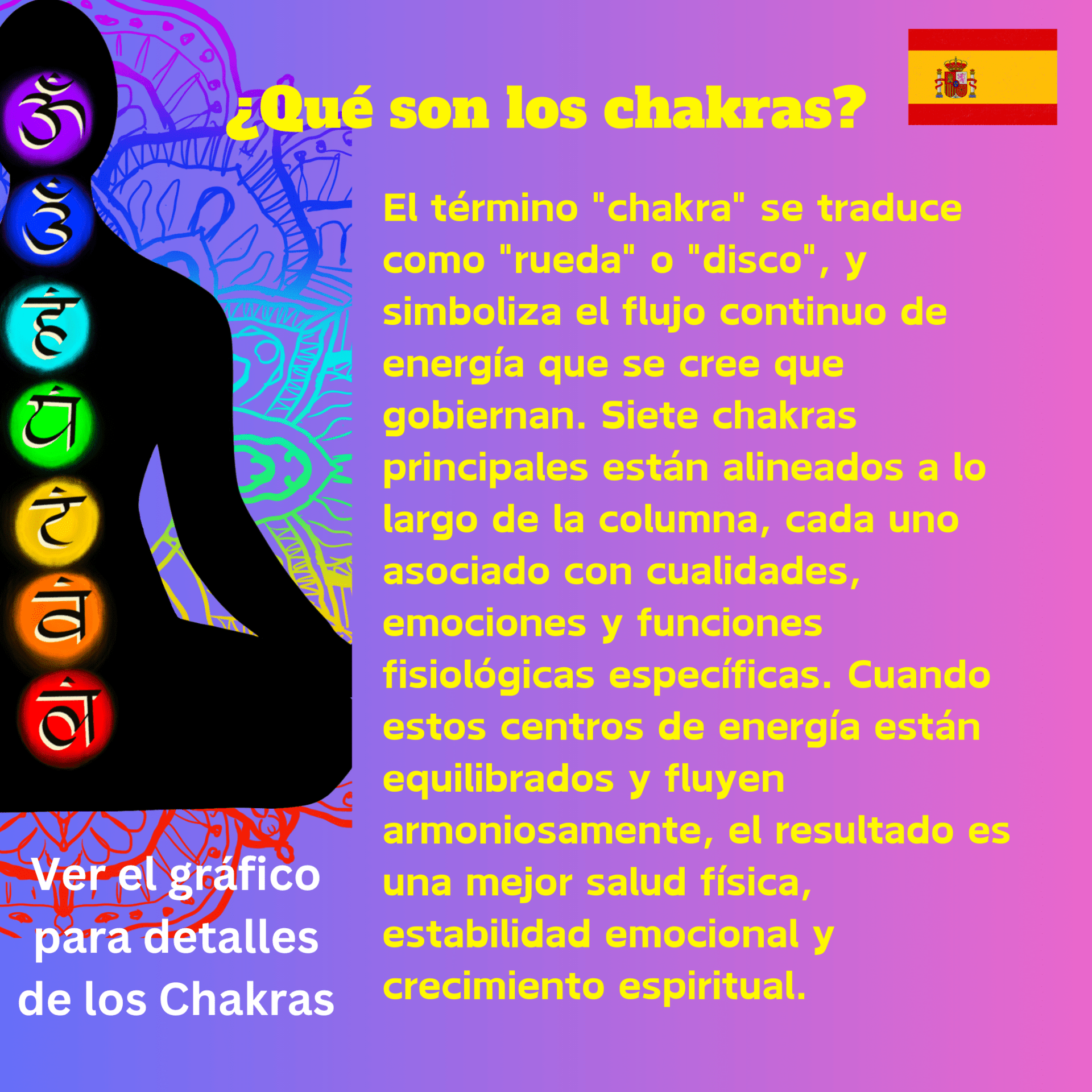 Collar de acero inoxidable con los chakras - 2