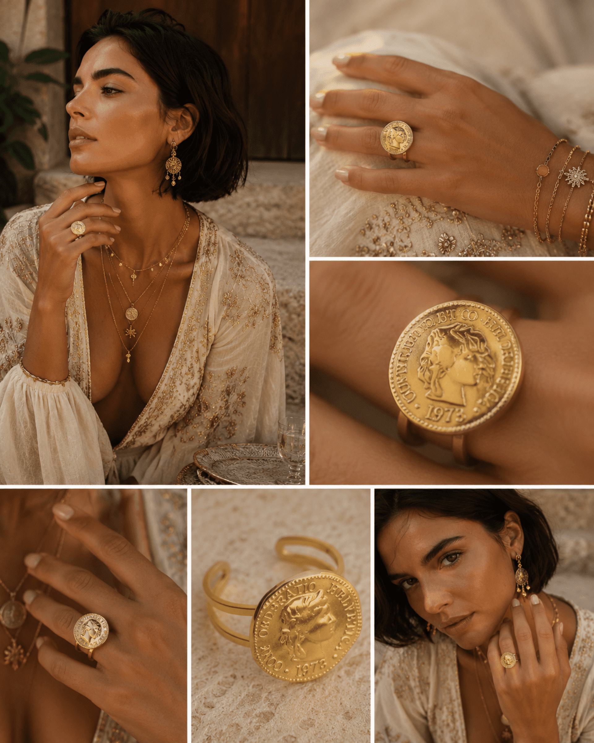 Anillo Princess Isabella – Estilo Moneda Antigua - 1