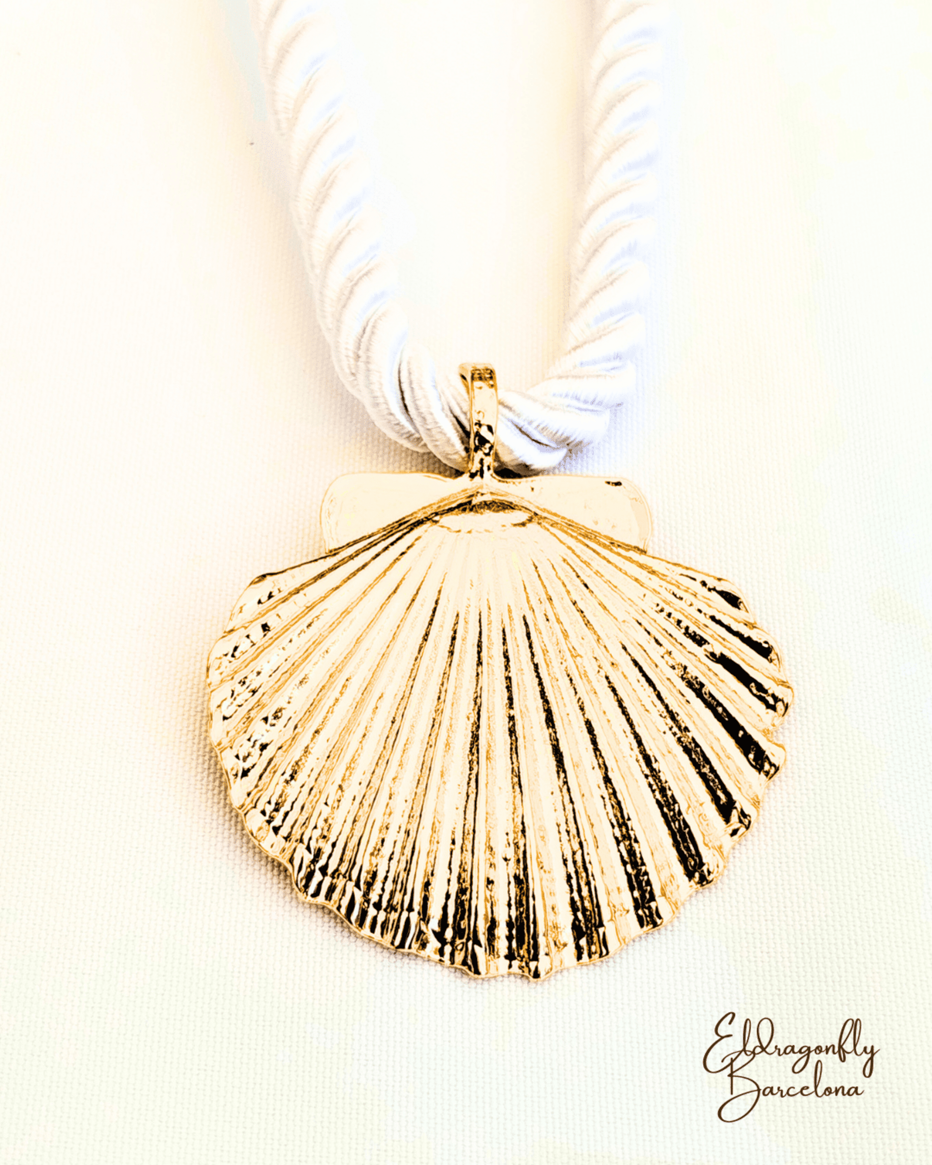 Collar playero de conchas en acero inoxidable - 2