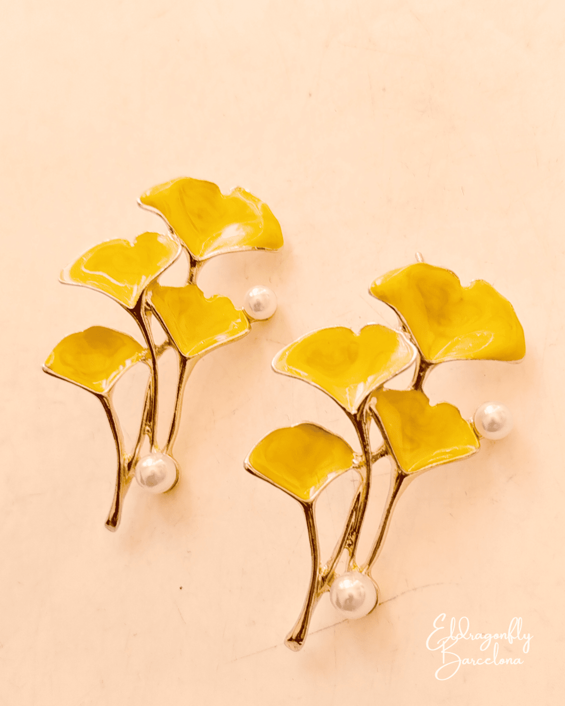 Pendientes con esmaltado floral de Vila Nova - 3